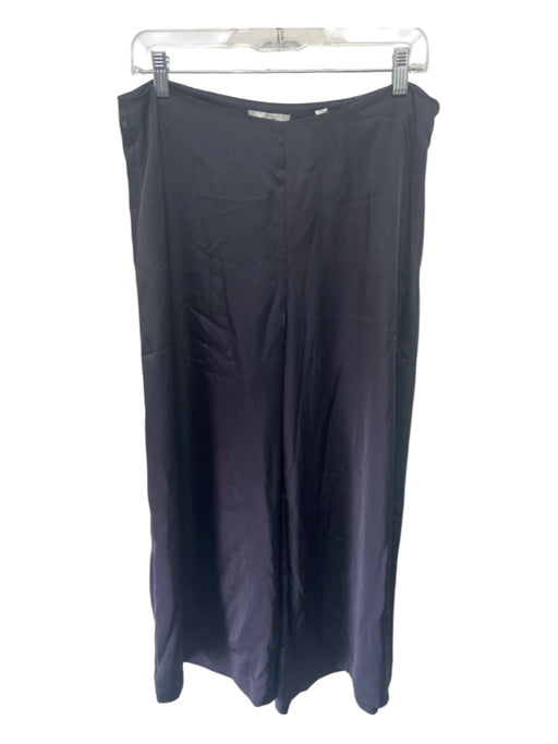 Vince Size 10 Black Polyester Side Zip High Rise Culotte Pants Black / 10