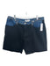 The Frankie Shop Size M/L Black & Blue Cotton Zip & Button Adjustable Shorts Black & Blue / M/L