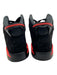 Nike Jordan Shoe Size 7Y Black & Neon Orange Suede Perforated Hi Top Sneakers Black & Neon Orange / 7Y