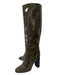 Bottega Veneta Shoe Size 38.5 Olive Green Patent Leather Square Toe Boots Olive Green / 38.5