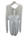 Herve Leger Size L White Polyamide & Viscose Blend Long Sleeve Shimmer Dress White / L