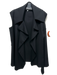 Kenzo Size 40 Black Wool Sleeveless Collar Lapel Jacket Black / 40