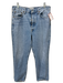 Agolde Size 30 Light Wash Cotton Denim Mid Rise Button Fly Straight Leg Jeans Light Wash / 30