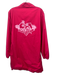 Maison Kitsune Size M Red & Pink Nylon Graphic Button Up Collar Jacket Red & Pink / M
