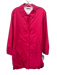 Maison Kitsune Size M Red & Pink Nylon Graphic Button Up Collar Jacket Red & Pink / M