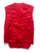 Helmut Lang Size S Red Cotton Sleeveless Button Up Deep V Top Red / S