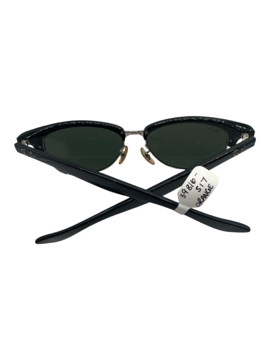 Ray Ban Black & Silver Acetate & Metal Sunglasses Black & Silver