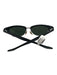 Ray Ban Black & Silver Acetate & Metal Sunglasses Black & Silver