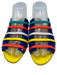 Malone Souliers Shoe Size 38 Blue, Yellow, Multi Suede Stacked Heel Sandals Blue, Yellow, Multi / 38