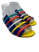 Malone Souliers Shoe Size 38 Blue, Yellow, Multi Suede Stacked Heel Sandals Blue, Yellow, Multi / 38