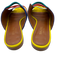 Malone Souliers Shoe Size 38 Blue, Yellow, Multi Suede Stacked Heel Sandals Blue, Yellow, Multi / 38