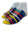 Malone Souliers Shoe Size 38 Blue, Yellow, Multi Suede Stacked Heel Sandals Blue, Yellow, Multi / 38