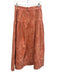 Ulla Johnson Size 6 Orange Cotton Tye Dye Maxi Skirt Orange / 6