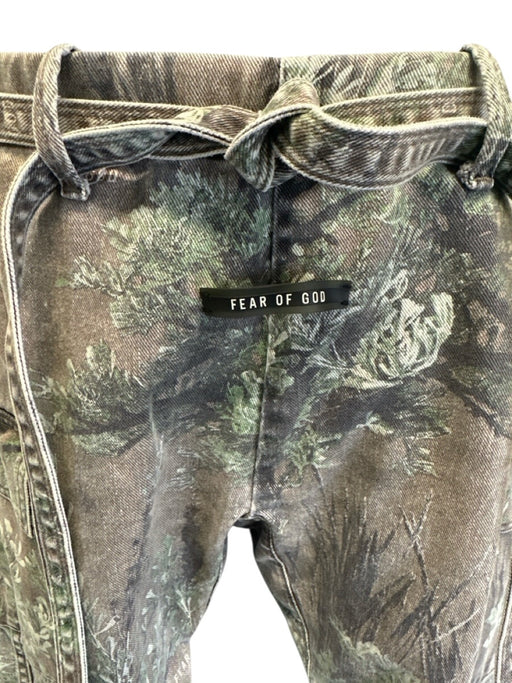 Fear Of God Size S Green & Brown Cotton Camo Belt Inc Men's Pants Green & Brown / S