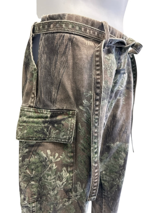 Fear Of God Size S Green & Brown Cotton Camo Belt Inc Men's Pants Green & Brown / S