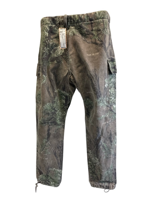 Fear Of God Size S Green & Brown Cotton Camo Belt Inc Men's Pants Green & Brown / S