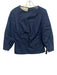 Tish Cox Size XXS Dark Wash No Fabric Tag Denim 3/4 Balloon Sleeve Paneled Top Dark Wash / XXS