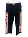 Honor the Gift Size 34 Black, White & Red Cotton Patch Detail High Rise Jeans Black, White & Red / 34