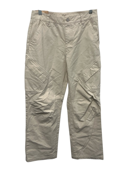 Nike Air Jordan Size S Khaki Beige Cotton Utility Pockets Barrel Darts Pants Khaki Beige / S