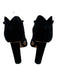 Dries Van Noten Shoe Size 38 Black & Rose Gold Leather Upper Suede Sandals Black & Rose Gold / 38
