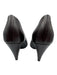 Michael Kors Collection Shoe Size 38.5 Dark Brown Leather Upper Slit Top Pumps Dark Brown / 38.5