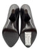 Michael Kors Collection Shoe Size 38.5 Dark Brown Leather Upper Slit Top Pumps Dark Brown / 38.5