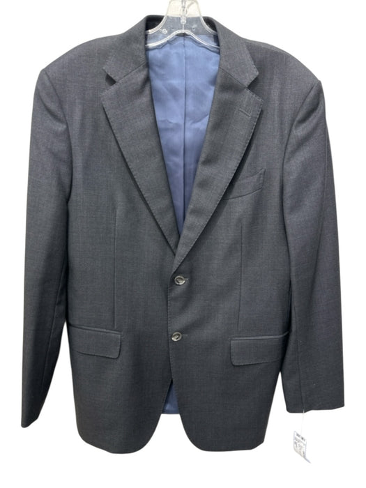 Suitsupply Gray Wool Solid 2 Button Men's Blazer Gray / 40L