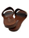 Prada Shoe Size 37.5 brown, pink & multi Leather Embroidered Geometric Sandals brown, pink & multi / 37.5