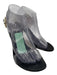 Dries Van Noten Shoe Size 38 Black & Clear Leather & Plastic Round Toe Sandals Black & Clear / 38