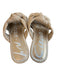 Circus Shoe Size 7 Beige Fabric open toe Knot Detail Sparkle Sandal Shoes Beige / 7