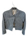 Theory Size S Med Dark Wash Cotton SHW Buttons Jacket Med Dark Wash / S