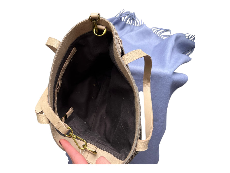 Madewell brown multi No Fabric Tag Shoulder & Crossbody Cheetah Print Square Bag brown multi / S/M