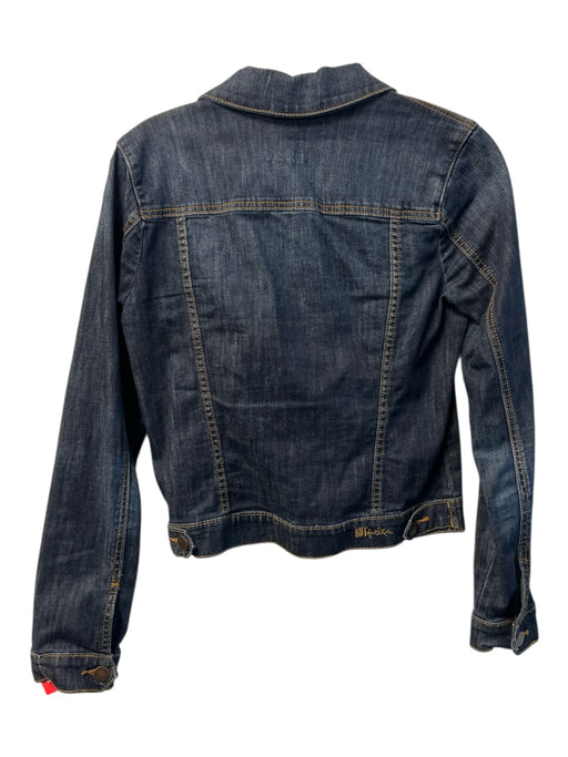 Kut From The Kloth Size XS Dark denim Cotton Button Front Double Breast Jacket Dark denim / XS
