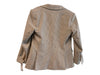Veronica Beard Size 6 Cream & Multi V Neck Collar Plaid Button Crop Blazer Cream & Multi / 6