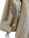 Veronica Beard Size 6 Cream & Multi V Neck Collar Plaid Button Crop Blazer Cream & Multi / 6