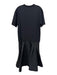 Sea New York Size XS Black Cotton & Polyester Jacquard Drop Waist Maxi Dress Black / XS