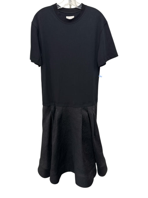 Sea New York Size XS Black Cotton & Polyester Jacquard Drop Waist Maxi Dress Black / XS