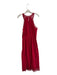Joie Size XS Red Cotton Halter Neck Sleeveless Pintucks Eyelet Dress Red / XS