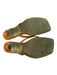 Open Edit Shoe Size 7 Brown Faux Suede Fabric Upper Kitten Heel Flip Flop Shoes Brown / 7