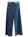 Rag & Bone Size 25 Medium dark wash Cotton Blend High Rise Wide Leg Jeans Medium dark wash / 25