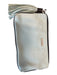 Milly Seafoam Green Leather Zip Close Tassel Detail silver hardware Bag Seafoam Green / S