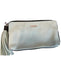 Milly Seafoam Green Leather Zip Close Tassel Detail silver hardware Bag Seafoam Green / S