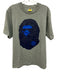 Bape Size L Gray & Blue Cotton Graphic T Shirt Men's Short Sleeve Gray & Blue / L