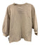 Rachel Comey Size XS/S Beige & Gray Cotton Blend Half Puff Sleeve Sweater Beige & Gray / XS/S