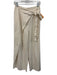 Bobbles & LAce Size Medium Cream & Brown Polyester Blend Elastic Waist Pants Cream & Brown / Medium