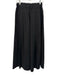 Labo.art Size 0 Black Cotton Elastic Waist Pleated Wide Leg Pockets Pants Black / 0