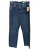 Rag & Bone Size 26 Dark Wash Cotton Denim High Rise Distressed Wide Leg Jeans Dark Wash / 26