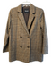 Madewell Size XS Brown Polyester Blend Long Sleeve Plaid Collar Jacket Brown / XS