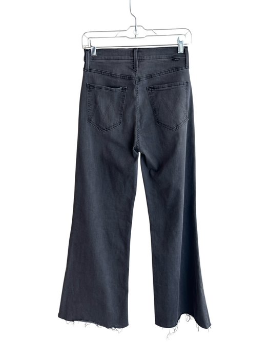Mother Size 26 Gray Wash Cotton High Rise Button Fly 5 Pocket Flare Jeans Gray Wash / 26