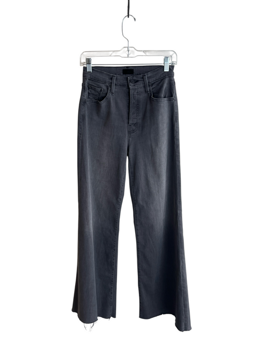 Mother Size 26 Gray Wash Cotton High Rise Button Fly 5 Pocket Flare Jeans Gray Wash / 26